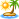 Ilha com palmeira